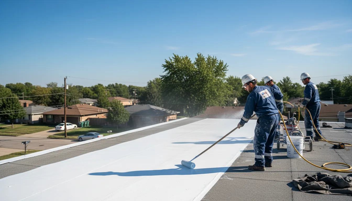 Commercial roof coating in Milton, VT near me